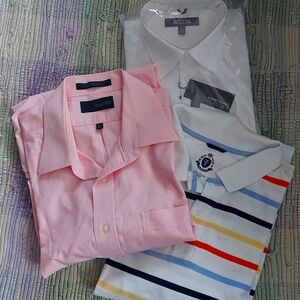 Three men's shirts